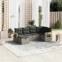 6-teiliges Gartenmöbel-Set und graue synthetische Rattankissen von , Gartensets - Ref: Foro24-3265519, Preis: 379,71 €, Rabat...