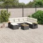 8-piece garden sofa set and black synthetic rattan cushions by , Garden sets - Ref: Foro24-3265550, Price: 467,68 €, Discount: %