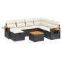 8-piece garden sofa set and black synthetic rattan cushions by , Garden sets - Ref: Foro24-3265550, Price: 450,01 €, Discount: %