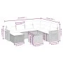 8-piece garden sofa set and black synthetic rattan cushions by , Garden sets - Ref: Foro24-3265550, Price: 467,68 €, Discount: %