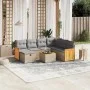 Garden sofa set with beige cushions mix 8 pieces PE rattan by , Garden sets - Ref: Foro24-3265770, Price: 500,19 €, Discount: %