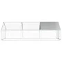 Galvanized steel outdoor chicken coop cage 2.75x6x1.92 m by vidaXL, Cages and habitats for small animals - Ref: Foro24-170790...