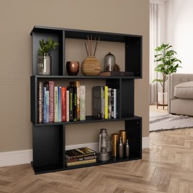 Schwarzes Sperrholzregal/Trennwand, 80 x 24 x 96 cm von vidaXL, Bücherregale und Regale - Ref: Foro24-800082, Preis: 55,25 €,...