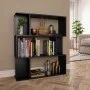 Estantería/divisor madera contrachapada negro 80x24x96 cm de vidaXL, Librerías y estanterías - Ref: Foro24-800082, Precio: 54...