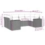 Garden sofa set with cushions 6 pieces beige synthetic rattan by , Garden sets - Ref: Foro24-3222977, Price: 457,31 €, Discou...