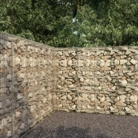 Gabionenwand mit verzinkter Stahlabdeckung 300x50x200 cm von vidaXL, Zaunpaneele - Ref: Foro24-145090, Preis: 227,70 €, Rabat...