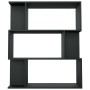 Schwarzes Sperrholzregal/Trennwand, 80 x 24 x 96 cm von vidaXL, Bücherregale und Regale - Ref: Foro24-800082, Preis: 55,25 €,...