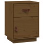 Nachttische 2 Stück honigbraunes Kiefernholz 40x34x55 cm von vidaXL, Nachttische - Ref: Foro24-818312, Preis: 81,58 €, Rabatt: %