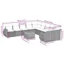 Set de sofás de jardín 11 pzas y cojines ratán sintético gris de , Conjuntos de jardín - Ref: Foro24-3225199, Precio: 655,69 ...