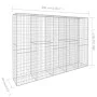 Gabion wall with galvanized steel cover 300x50x200 cm by vidaXL, fence panels - Ref: Foro24-145090, Price: 225,47 €, Discount: %