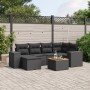 7-piece garden dining set and black synthetic rattan cushions by , Garden sets - Ref: Foro24-3225544, Price: 460,11 €, Discou...