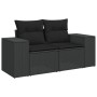 7-piece garden dining set and black synthetic rattan cushions by , Garden sets - Ref: Foro24-3225544, Price: 460,11 €, Discou...
