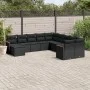 11-piece garden sofa set and black synthetic rattan cushions by , Garden sets - Ref: Foro24-3226566, Price: 696,37 €, Discoun...