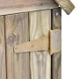 Caseta herramientas jardín con puerta madera pino 69,5x32x178cm de vidaXL, Cobertizos - Ref: Foro24-46358, Precio: 181,85 €, ...