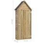 Gartengeräteschuppen mit Tür aus Kiefernholz, 69,5 x 32 x 178 cm von vidaXL, Schuppen - Ref: Foro24-46358, Preis: 192,93 €, R...