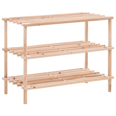 3-story shoe rack in solid fir wood by vidaXL, Shoe racks and shoe organizers - Ref: Foro24-285200, Price: 22,34 €, Discount: %
