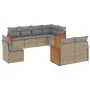 Juego de sofás de jardín con cojines beige 8 pzas ratán PE de , Conjuntos de jardín - Ref: Foro24-3227844, Precio: 563,47 €, ...