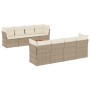 9-piece garden sofa set with beige synthetic rattan cushions by , Garden sets - Ref: Foro24-3255855, Price: 615,67 €, Discoun...