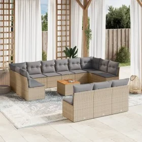 Garden sofa set 14 pieces and beige synthetic rattan cushions mix by , Garden sets - Ref: Foro24-3256234, Price: 825,52 €, Di...