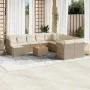 12-piece garden sofa set and brown synthetic rattan cushions by , Garden sets - Ref: Foro24-3256310, Price: 793,88 €, Discoun...