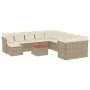 12-piece garden sofa set and brown synthetic rattan cushions by , Garden sets - Ref: Foro24-3256310, Price: 793,88 €, Discoun...