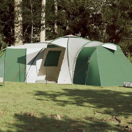 Tienda de campaña familiar iglú 12 personas impermeable verde de , Tiendas de campaña - Ref: Foro24-94346, Precio: 382,66 €, ...