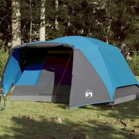Tent with porch 4 people waterproof blue by , tents - Ref: Foro24-94416, Price: 104,02 €, Discount: %