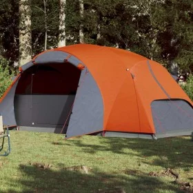 Crossvent family tent 8 people waterproof gray and orange by , tents - Ref: Foro24-94423, Price: 167,90 €, Discount: %