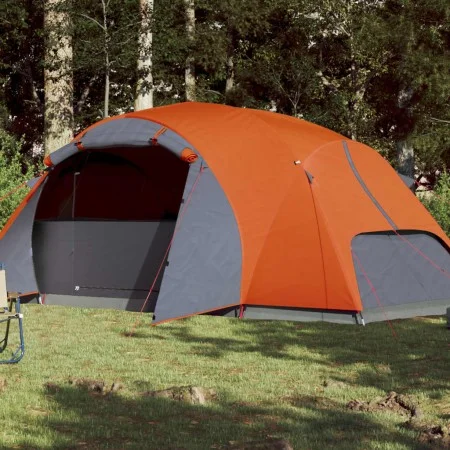 Crossvent Familienzelt 8 Personen wasserdicht grau und orange von , Zelte - Ref: Foro24-94423, Preis: 167,89 €, Rabatt: %