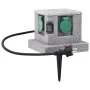 Garden socket with plastic sunset sensor by vidaXL, wall sockets - Ref: Foro24-46355, Price: 45,38 €, Discount: %