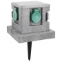 Gartensteckdose mit Sonnenuntergangssensor aus Kunststoff von vidaXL, Steckdosen - Ref: Foro24-46355, Preis: 41,31 €, Rabatt: %