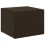 Brown synthetic rattan garden storage box 291L by , Outdoor storage boxes - Ref: Foro24-365337, Price: 123,08 €, Discount: %