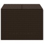 Brown synthetic rattan garden storage box 291L by , Outdoor storage boxes - Ref: Foro24-365337, Price: 115,25 €, Discount: %