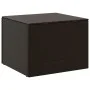 Brown synthetic rattan garden storage box 291L by , Outdoor storage boxes - Ref: Foro24-365337, Price: 123,08 €, Discount: %