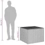 Braune Garten-Aufbewahrungsbox aus synthetischem Rattan, 291 l von , Aufbewahrungsboxen für den Außenbereich - Ref: Foro24-36...