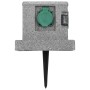 Gartensteckdose mit Sonnenuntergangssensor aus Kunststoff von vidaXL, Steckdosen - Ref: Foro24-46355, Preis: 41,31 €, Rabatt: %