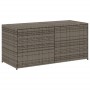 Graue Garten-Aufbewahrungsbox aus synthetischem Rattan, 283 l von , Aufbewahrungsboxen für den Außenbereich - Ref: Foro24-365...