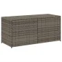 Graue Garten-Aufbewahrungsbox aus synthetischem Rattan, 283 l von , Aufbewahrungsboxen für den Außenbereich - Ref: Foro24-365...