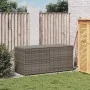 Graue Garten-Aufbewahrungsbox aus synthetischem Rattan, 283 l von , Aufbewahrungsboxen für den Außenbereich - Ref: Foro24-365...