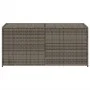 Graue Garten-Aufbewahrungsbox aus synthetischem Rattan, 283 l von , Aufbewahrungsboxen für den Außenbereich - Ref: Foro24-365...