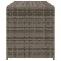 Graue Garten-Aufbewahrungsbox aus synthetischem Rattan, 283 l von , Aufbewahrungsboxen für den Außenbereich - Ref: Foro24-365...