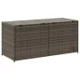 Graue Garten-Aufbewahrungsbox aus synthetischem Rattan, 283 l von , Aufbewahrungsboxen für den Außenbereich - Ref: Foro24-365...