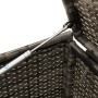 Graue Garten-Aufbewahrungsbox aus synthetischem Rattan, 283 l von , Aufbewahrungsboxen für den Außenbereich - Ref: Foro24-365...