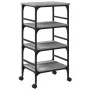 Sonoma gray engineered wood kitchen cart 45x35x89.5 cm by , Kitchen and dining carts - Ref: Foro24-842329, Price: 57,12 €, Di...