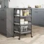 Sonoma gray engineered wood kitchen cart 45x35x89.5 cm by , Kitchen and dining carts - Ref: Foro24-842329, Price: 57,12 €, Di...