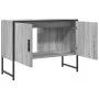 Sonoma grauer Waschbeckenunterschrank aus Holzwerkstoff, 80 x 33 x 60 cm von , Schminktische - Ref: Foro24-842464, Preis: 55,...
