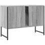 Sonoma grauer Waschbeckenunterschrank aus Holzwerkstoff, 80 x 33 x 60 cm von , Schminktische - Ref: Foro24-842464, Preis: 55,...
