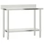 Kitchen work table with stainless steel shelf 110x55x120cm by , Restoration - Ref: Foro24-3208900, Price: 242,61 €, Discount: %