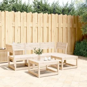 Gartenmöbel-Set 4-teilig aus massivem Kiefernholz von , Gartensets - Ref: Foro24-3216905, Preis: 263,19 €, Rabatt: %
