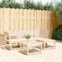 Gartenmöbel-Set 4-teilig aus massivem Kiefernholz von , Gartensets - Ref: Foro24-3216905, Preis: 263,16 €, Rabatt: %